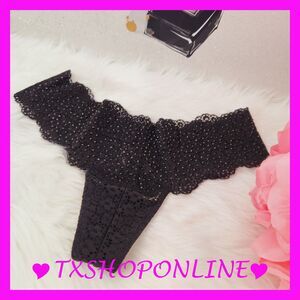 💗👙Victoria's Secret VERY SEXY lace crystal embellished thong 👙💗NWT